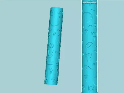 Texture Roll 74 LOTR Positive - Fondant Decoration Maker 3D print model