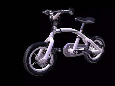 Children bicycle 12 inch 3D model