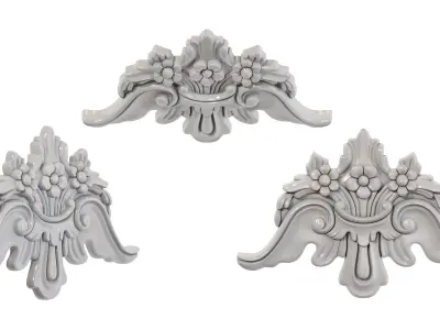 Classic carved 249 3D model