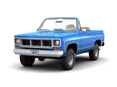 GENERIC CONVERTIBLE SUV 12  3D model