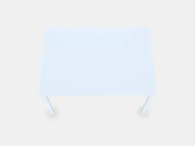 EKEDALEN extendable table Low-poly 3D model