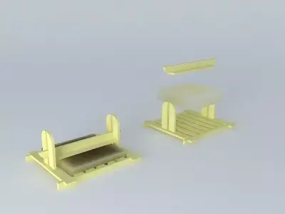 BAMBOO NAPKIN HOLDER Free 3D model