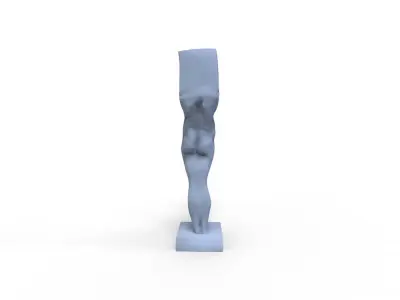 Standing Man Statue 3D model