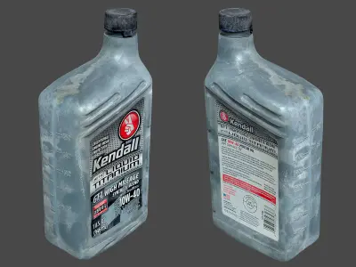 Motor Oil Bottle 3D model purchase