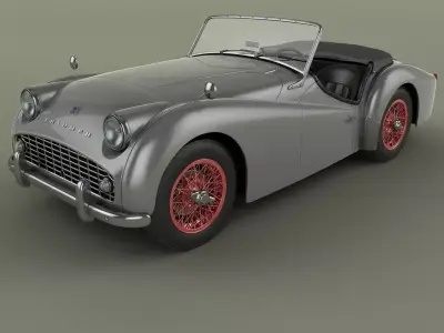 Triumph TR3 A 3D model