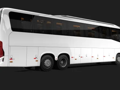 Busscar Vissta Buss 360 2022 6x2 3D model