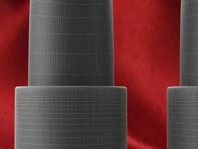 MAC Lipstick High-Poly and Unwrapped 3D model