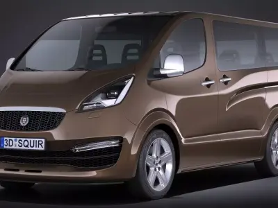 Generic Passenger Van 2016 3D model