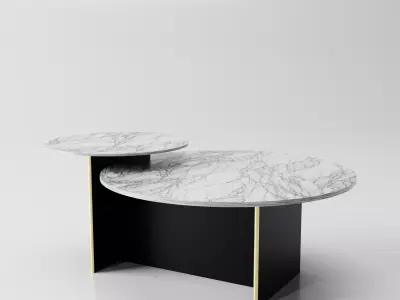 Modern Coffee Table 3D Model 3D model