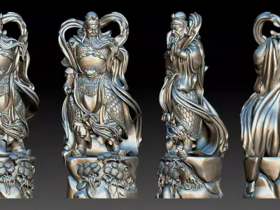 Guan Yu  3D print model