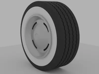 Antique Wheel 3D print model