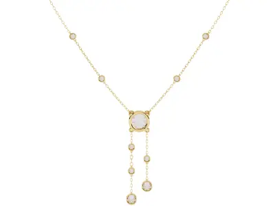 Luxury Diamond Drop Necklace CAD Design 3DM STL File 3D print model