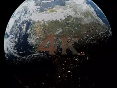 Terran Planet 10 - 4k Free 3D model