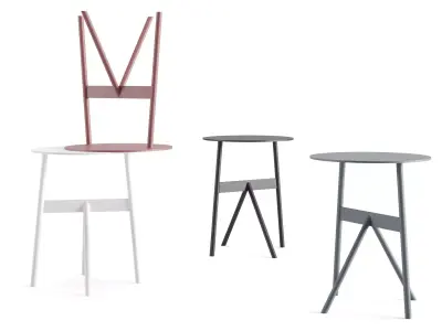 side table STOCK TABLE by Normann Copenhagenn 3D model