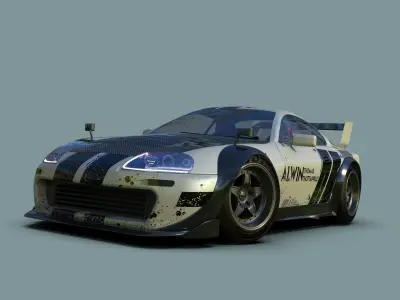 TOYOTA  SUPRA 3D MODEL 3D model