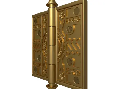 Door Hinge 2 3D model