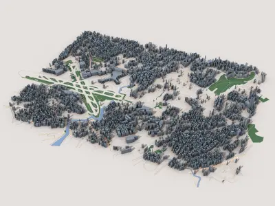 Mumbai City India  3D model