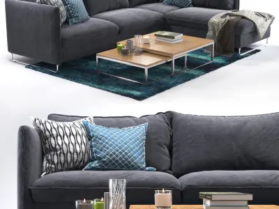 Scandinavian Sofas 3D Model Collection