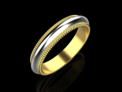 wedding ring 133 3D print model