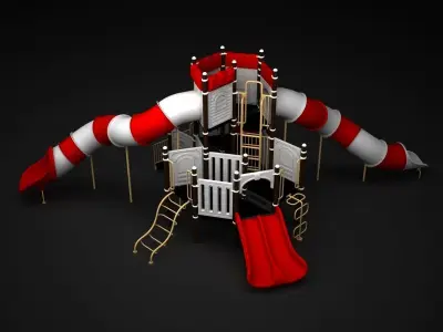 Outdoor Castle 3D model