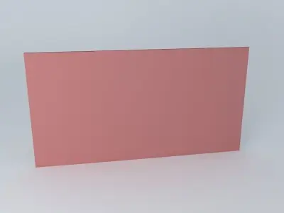 Red metallic frame 3D Free 3D model