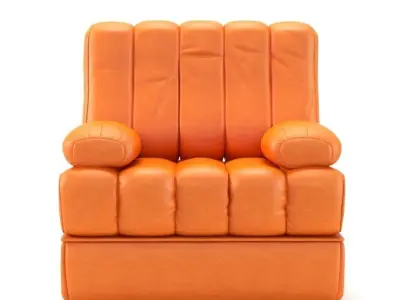 De Sede DS 85 Leather Armchair 3D model