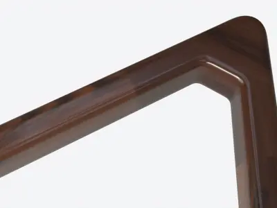 Billiard Pool Wood 9 Ball Rack 3D model