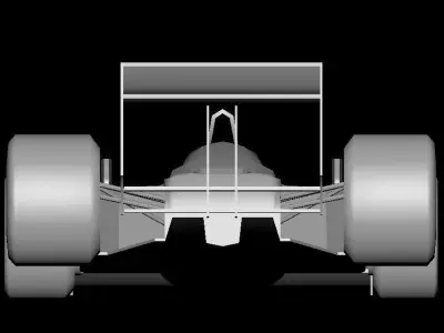 MP 4-4 Model Car Low-poly 3D model