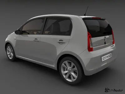 Skoda Citigo 5doors 2013 3D model
