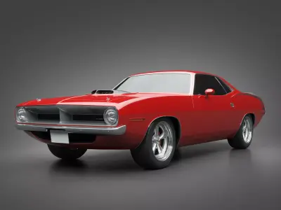1970 Plymouth HEMI Cuda 3D model