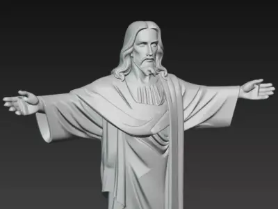 Jesus Christ 3D Model for Print 3D print model