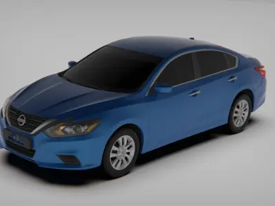Nissan Altima 2016 SL2 5 HQ detailed exterior 3D model