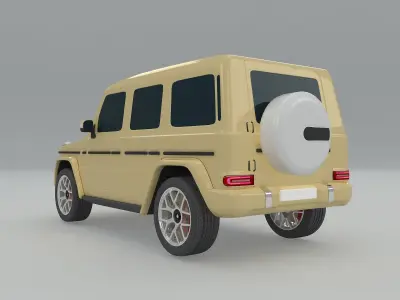 AMG-G63 Highpoly Free 3D model