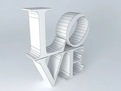 Love sculpture Free 3D model