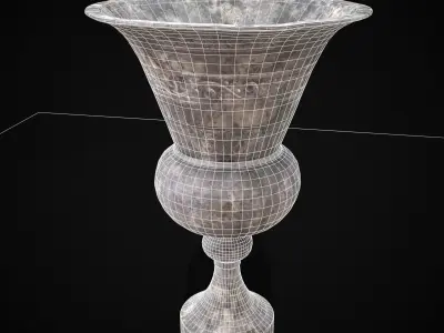 Small Garden Planter  Low-poly 3D model