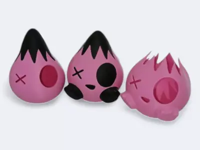 BrokenEgg Monster Baby - candy bowl ornament 3D print model