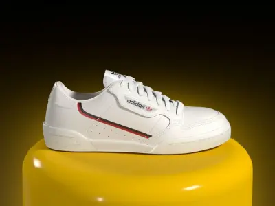 ADIDAS CONTINENTAL 80 Low-poly 3D model