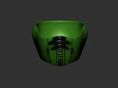 helmet high poly sculpt 3d printable  3D model 53