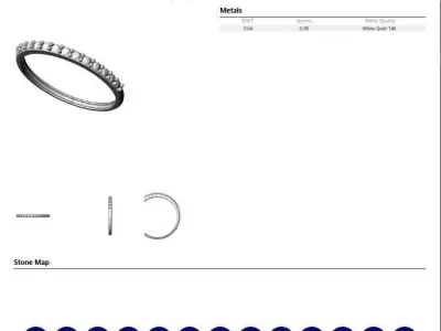 standard ring 3D print model
