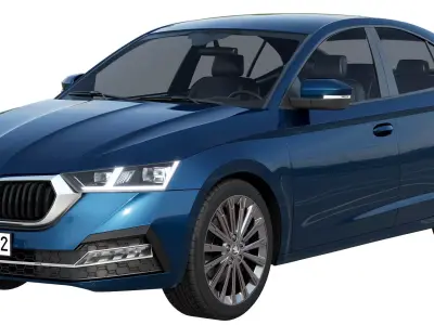 Skoda Octavia 2020 3D model