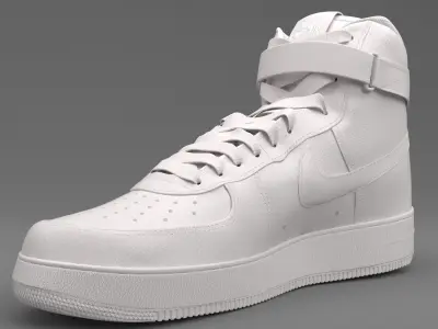  Air Force 1 Nike PBR 3D model