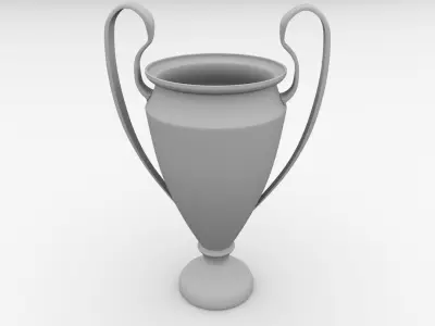 Silver Cup 3D model