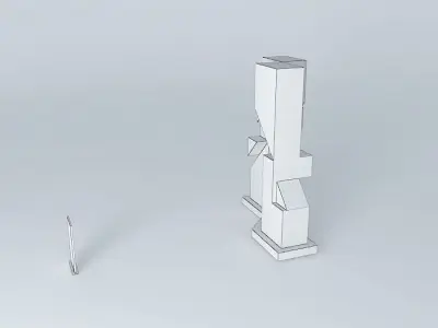 Escultura Cubist Free 3D model