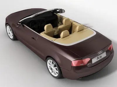 Audi Cabrio 2014 3D model