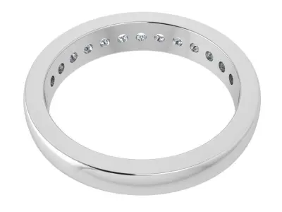 Channel Setting Band Ring 3661 3D print model