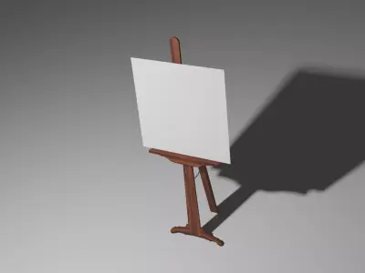 Art easel 3D model