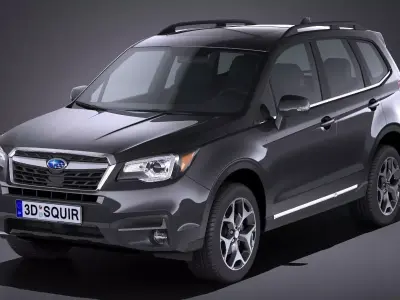 Subaru Forester 2017 3D model