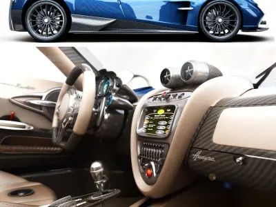 pagani huayra 3D model