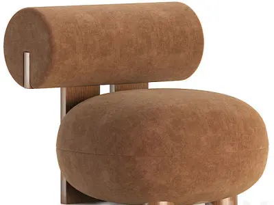 hippo armchair 3D model