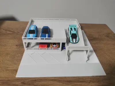 2 floor garage 1 64 scaled 3D print model